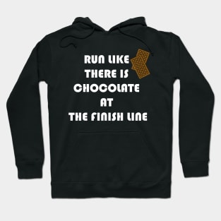 Running for chocolate Hoodie